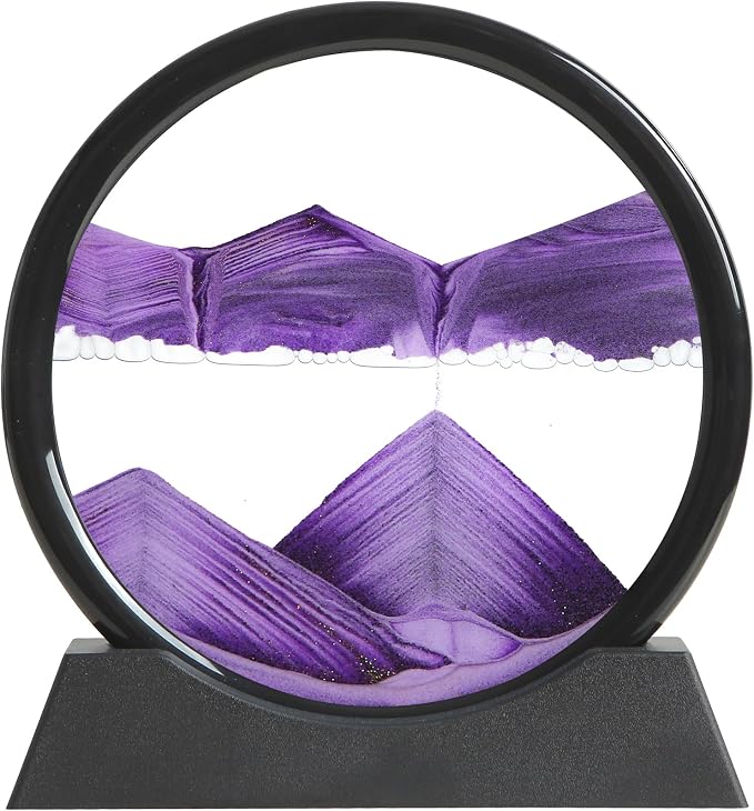 Moving Sand Art Liquid Motion, 3D Deep Sea Sandscape Color Quicksand Decor by KPNUWN