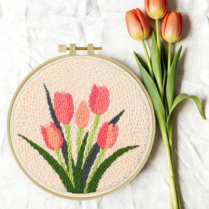 YWAOAIJD Punch Needle Embroidery Kit, Include Punch Needle Tools, Embroidery - Image 4