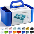 Multiuse Caddy Organizer with Handle, Portable Plastic Tote Bin by AOZITA