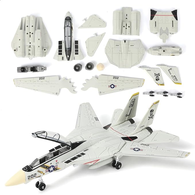 F-14 Tomcat 3D Quick Build Model Kit – Fighter Jet Aircraft Puzzle, Precision by HomePage