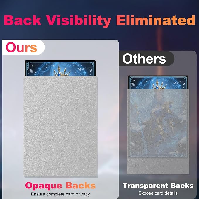 200 Pack Card Sleeves, Matte Dual Trading Card Sleeves - Image 3