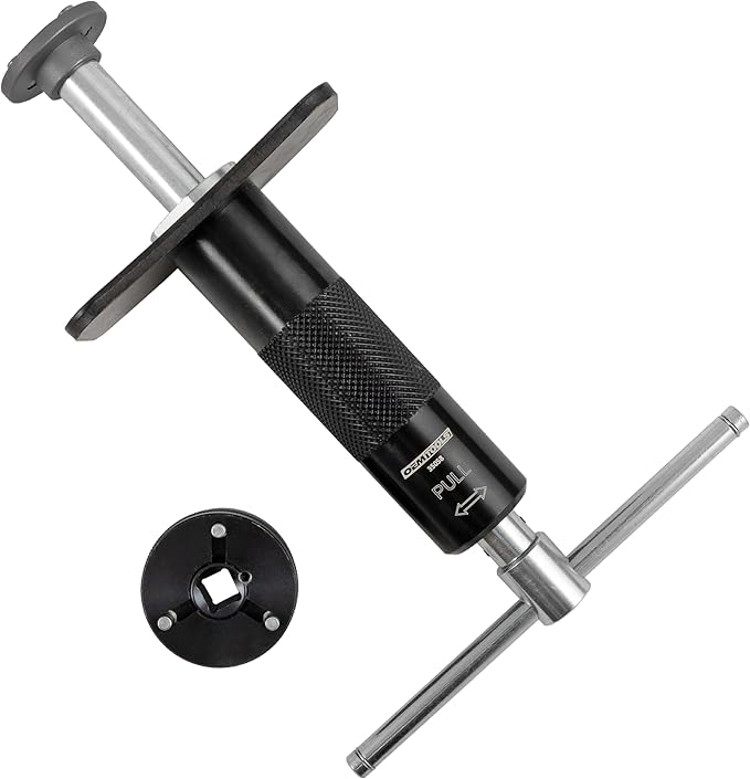OEMTOOLS 35058 Brake Caliper Piston Rewind Tool, Spring Loaded Brake Caliper Wind Back Tool, Universal Rear Piston Brake Caliper Retractor Tool , Black