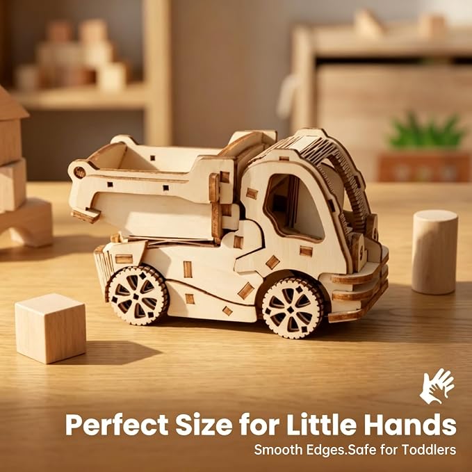 Wooden 3D Puzzle, Creative DIY Model Building Kit - Image 5