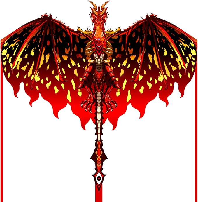 Dragon Kite for Kids & Adults by MintsColorfulLife