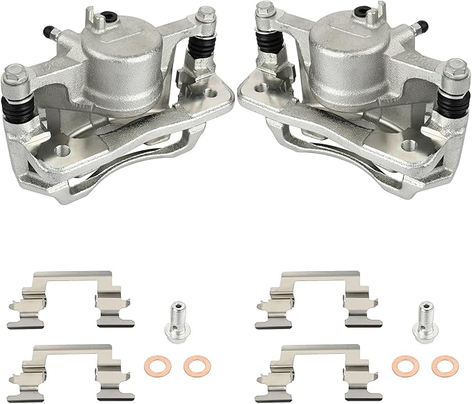 SCITOO 19B1832 19B1833 Front Left & Right Disc Brake Calipers Assembly w/Bracket For Acura For EL 1997-2000,For Honda For Civic 1996-2011,For Honda For Insight 2010-2014