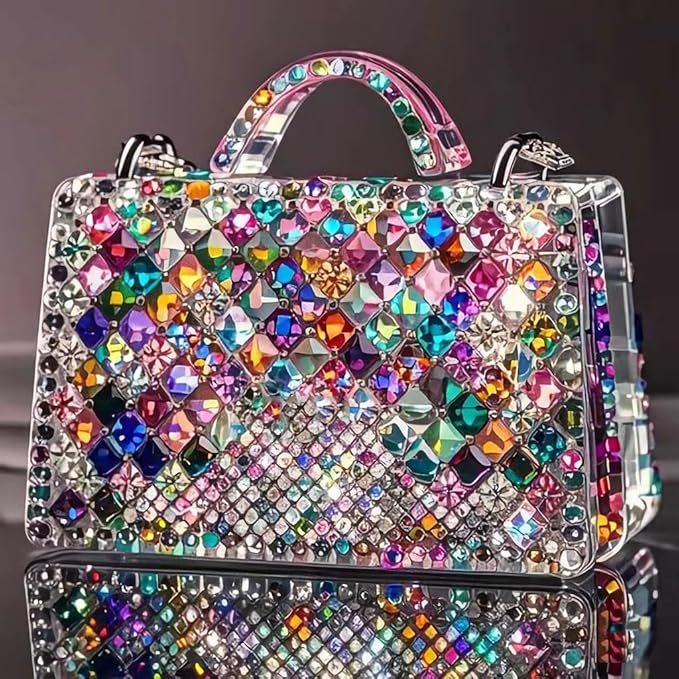 1000pcs Craft Gems Jewels, Flatback Acrylic Rhinestones - Image 6