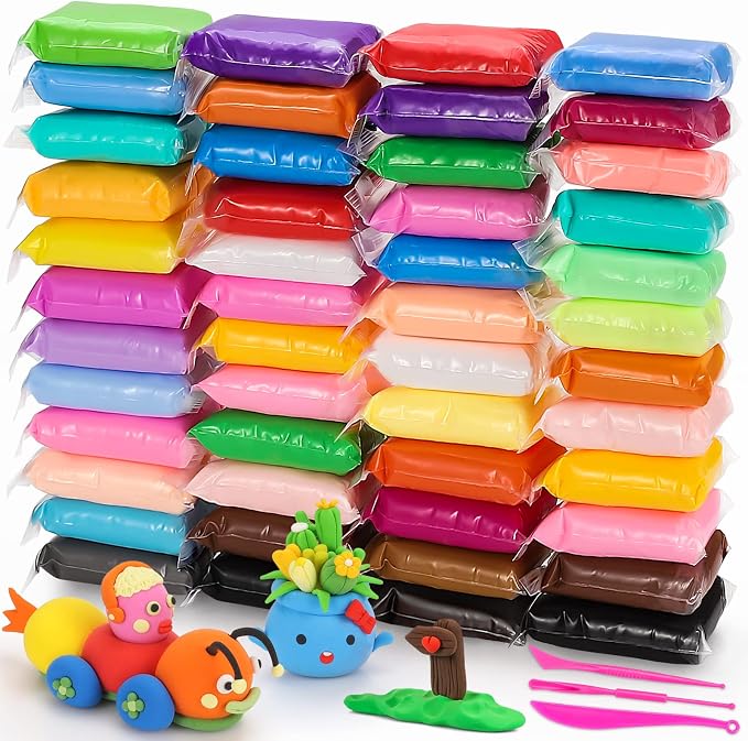EDIFON Air Dry Clay, 48 Colors Modeling Clay by EDIFON