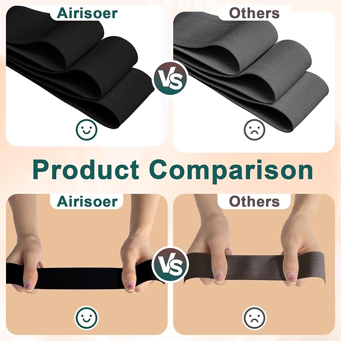 Airisoer 3/2 Inch Inch Elastic Band - Image 4