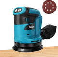 Random Orbit Sander for Makita 18v Battery(Tool Only),Brushless Motor 6 Variable Speed Orbital Hand Sander with Dust Collector for Woodworking Sanding and Polishing