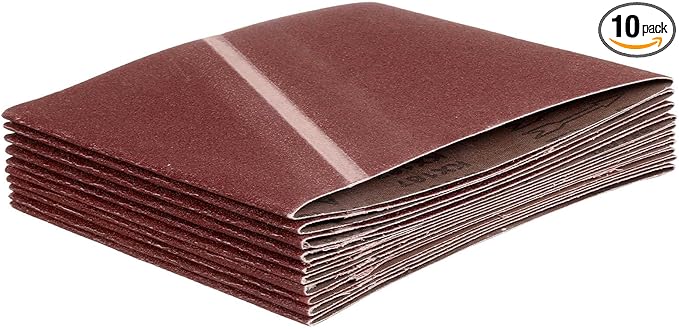 HARFINGTON 8 x 19 Inch Sanding Belts, 10 Pcs 100 Grits Aluminum Oxide Abrasive Belt Sander File Belt for Woodworking, Metal Polishing, Knife Sharpener