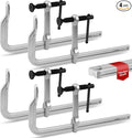 HORUSDY 4PCS Heavy-Duty Bar Clamps, 12-Inch F Bar Clamps by HORUSDY