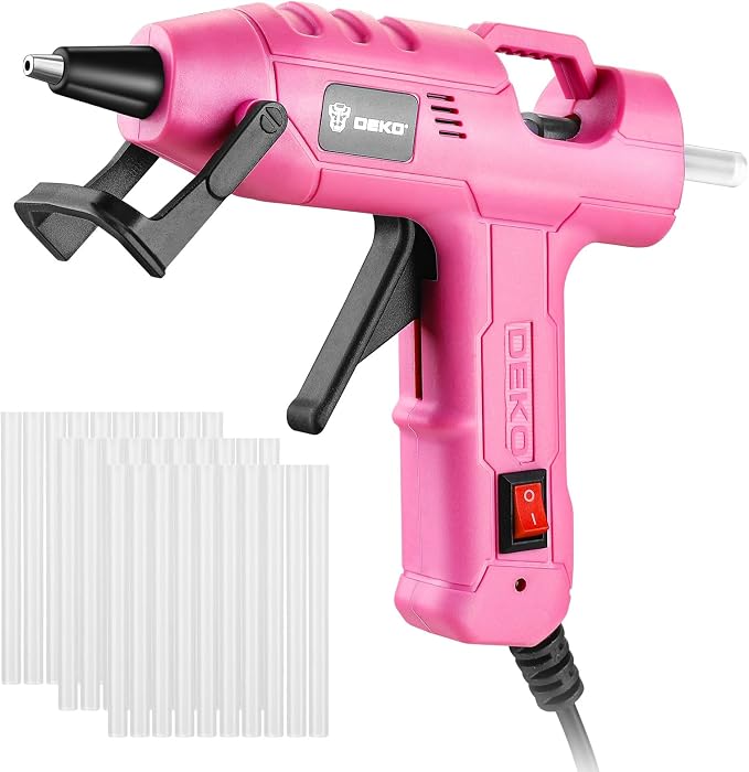 Mini Hot Glue Gun Kit：DEKOPRO 20Watt High Temp Glue Guns Tool - Image 2