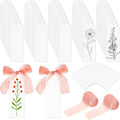 Yeaqee 100 Pcs Acrylic Bookmark Blanks Clear Bookmarks Acrylic Tags by Yeaqee