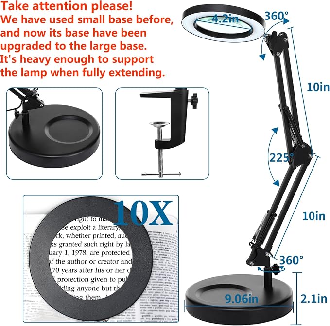 HITTI 10X Magnifying Glass - Image 3
