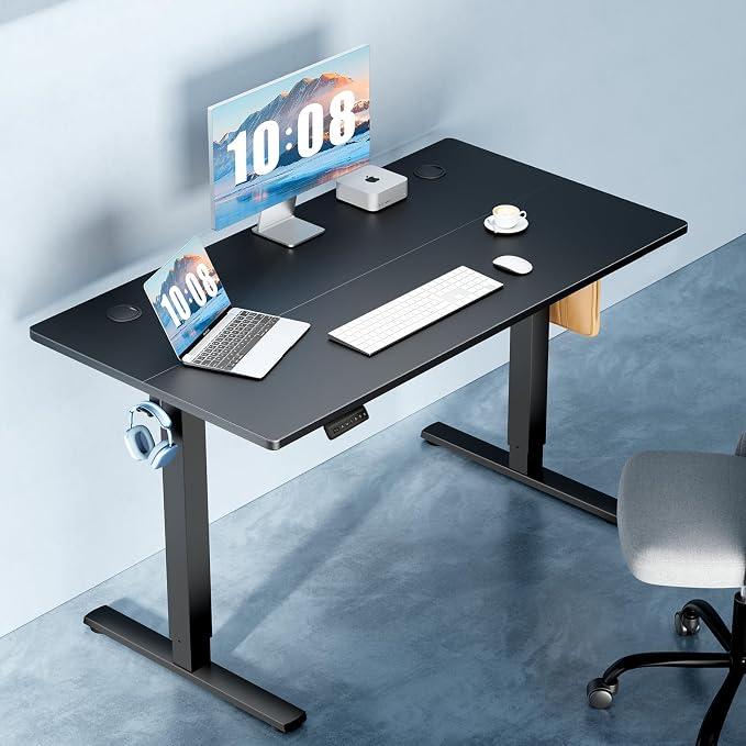 DUMOS 63 Inch Electric Standing Desk Height Adjustable, Sit to Stand Computer - Image 2