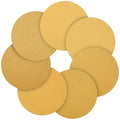 100 Pcs 6 Inch Sanding Disc 60/80/100/120/150/220/320/400/600/800 Grit Round Hook and Loop Sandpaper for Random Orbital Sander Automotive Car