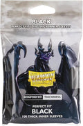 Dragon Shield - Standard Perfect Fit Thick Inner Sleeves - - Black by DragonShield