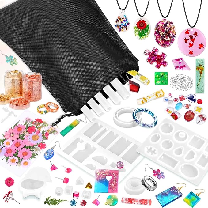 219Pcs Resin Kit for Beginners, Thrilez Resin Mold Kit - Image 2