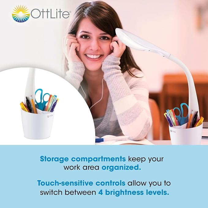OttLite Organizer LED Desk Lamp - Image 2