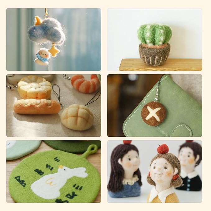 QMNNMA 241 Pcs Needle Felting Kit - Image 8