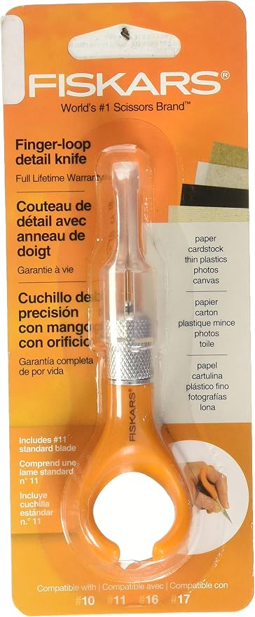 Fiskars 163050-1001 Fingertip Craft Knife, 7 Inch by Unknown