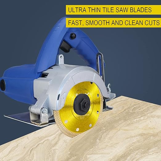 GoYonder 7 Inch Diamond Saw Blade,Super Thin Diamond Saw Blade for Cutting Ceramic Porcelain Tile Granite Marble Suitable for Angle Grinders with 7/8" or 5/8" Arbor