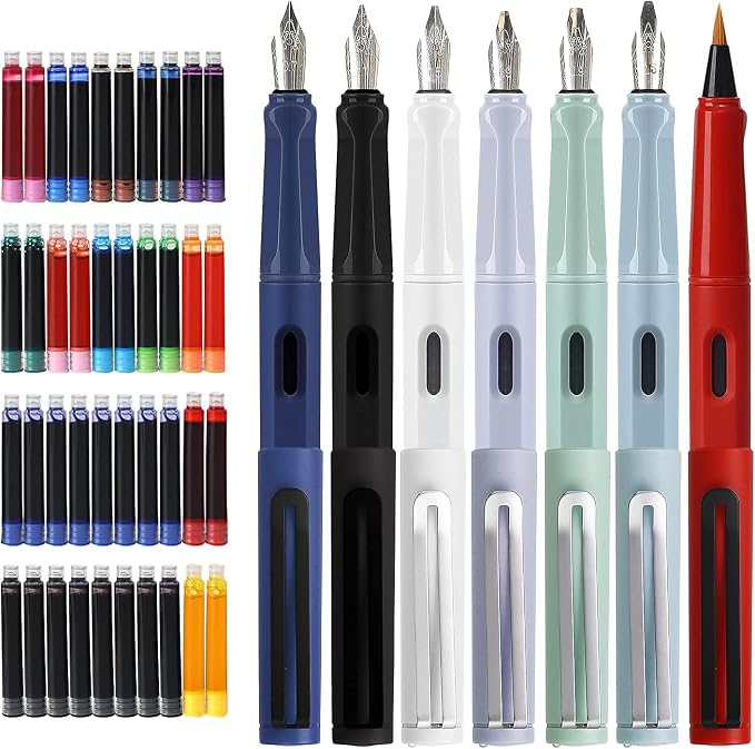 Calligraphy Fountain Pen Set- 7 - Image 4