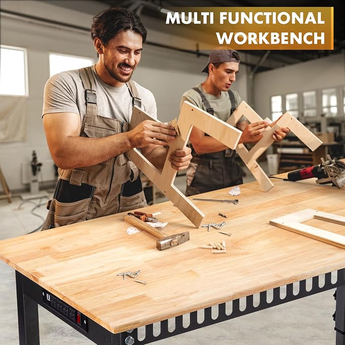 48" Adjustable Workbench, Work Table - Image 6