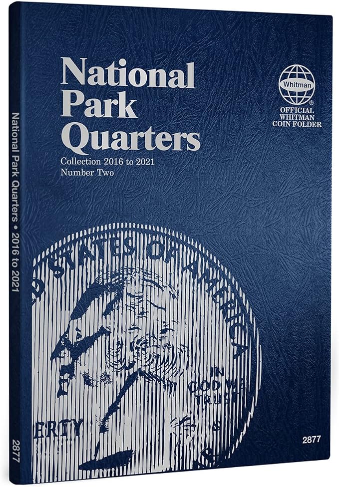 Whitman US Washington National Park Quarter Coin Folder Volume 2 2016 – 2021 P by Unknown