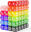 Rerdeim 110 Pieces Dice Set, Colored Game Bulk Dices, Colorful Dices, 6 Sided by Rerdeim