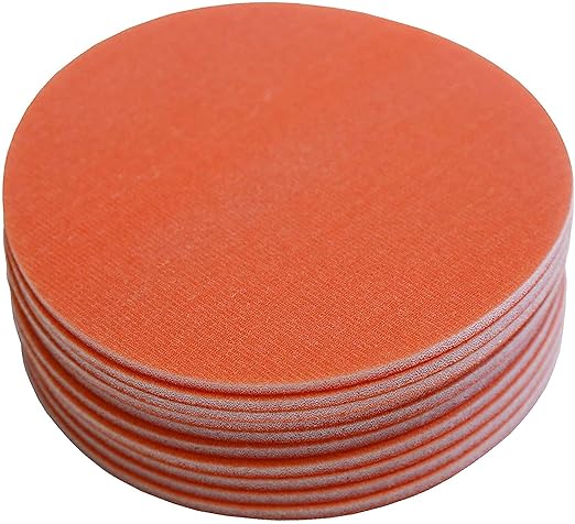 Starcke Premium Abrasilk 6 Inch Hook and Loop Sanding Discs Foam Back - For Auto Body Paint Repair (10 Pack, 2000 Grit)