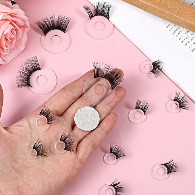 20pcs Safety Doll Eyelashes for Crocheting, 5 Sizes Eyelashes for Doll Making - Image 3