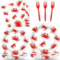 Qyeahkj 100 Pcs Crab Party Decoration Set by Qyeahkj