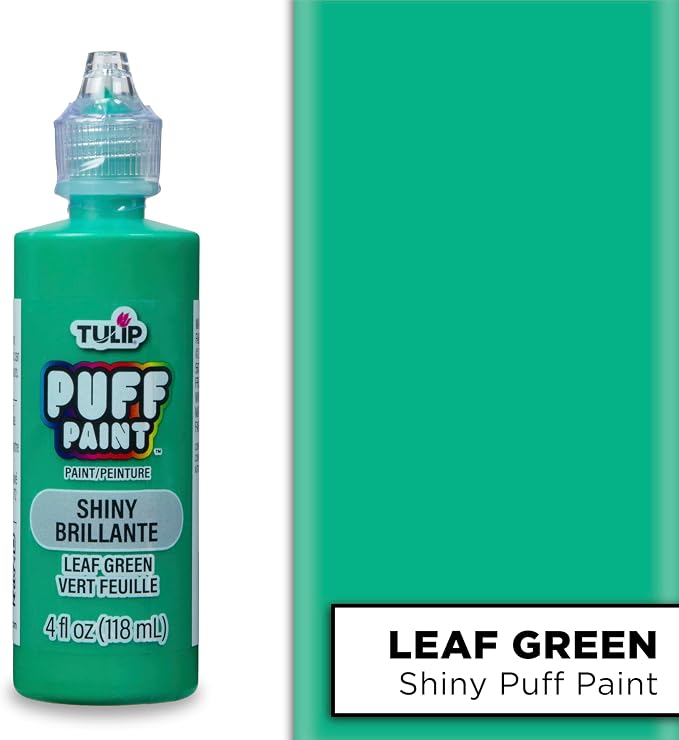 Tulip 41407 Dimensional Fabric Paint 4oz Slick Leaf Green - Image 2