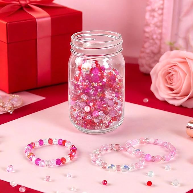 636pcs Glass Beads for Jewelry Making - Image 6