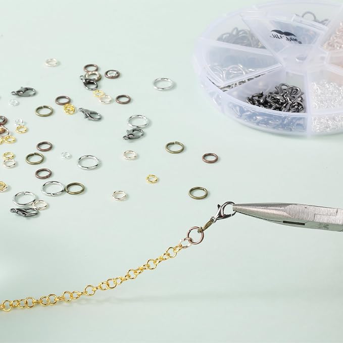 Mr. Pen- Open Jump Rings Set, 6 Assorted Sizes, Jewelry Making Findings - Image 5