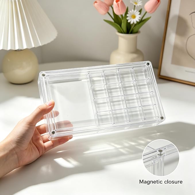 Grid Clear Acrylic Display Box - Image 2
