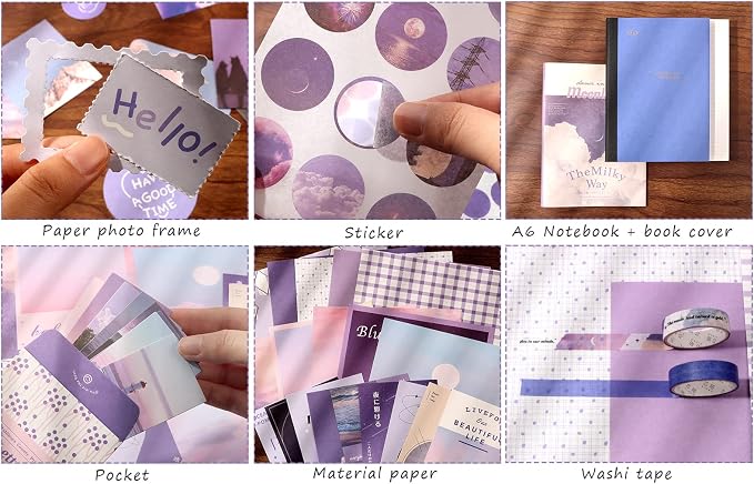Draupnir Aesthetic Scrapbook Kit, Bullet Junk Journal Kit - Image 4