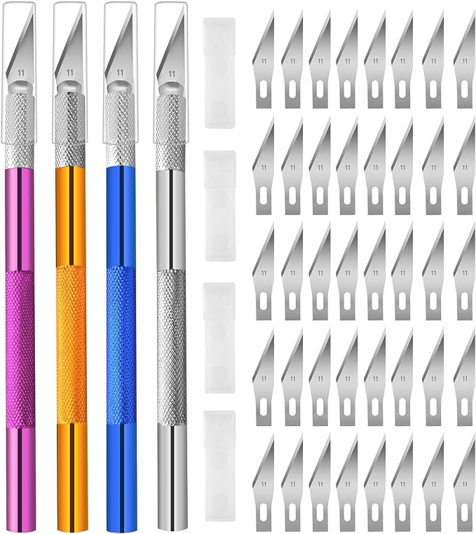 4PCS Exacto Knife, Hobby Knife Craft Knifes by Viemior