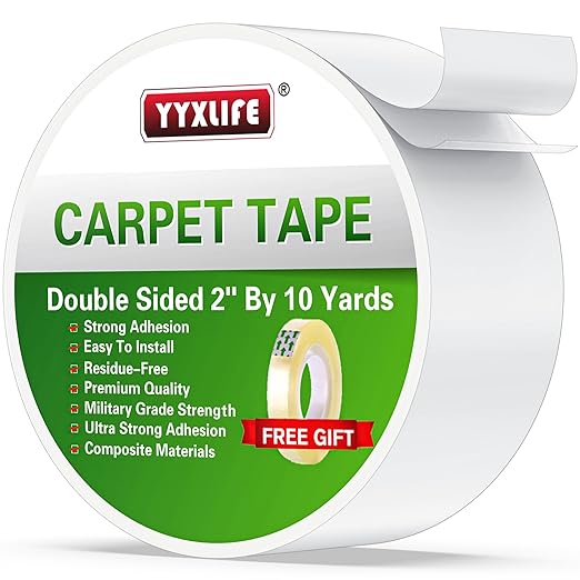 YYXLIFE Double Sided Removable Rug Tape by YYXLIFE