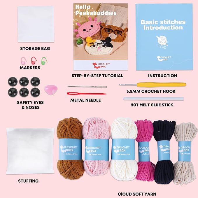CrochetBox Crochet Kit for Beginners - Image 3