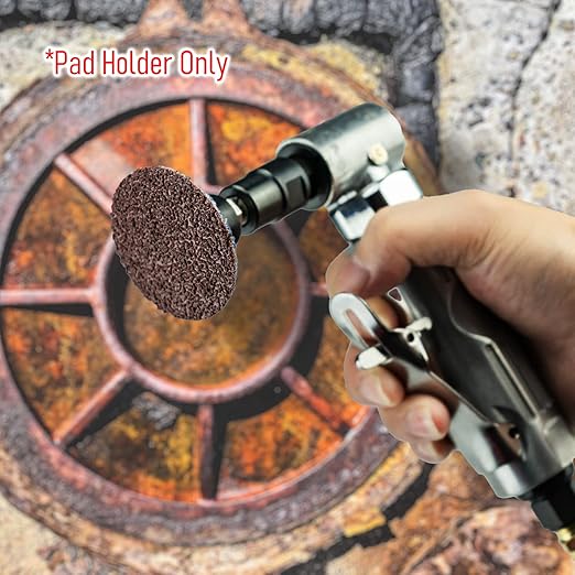 2 Inch Quick Change Disc Pad Holder, 6 Pack Lock Disc Holder, 1/4" Shank for Angle Die Grinder Attachments, Type R, for Polishing, Sanding and Surface Preparation
