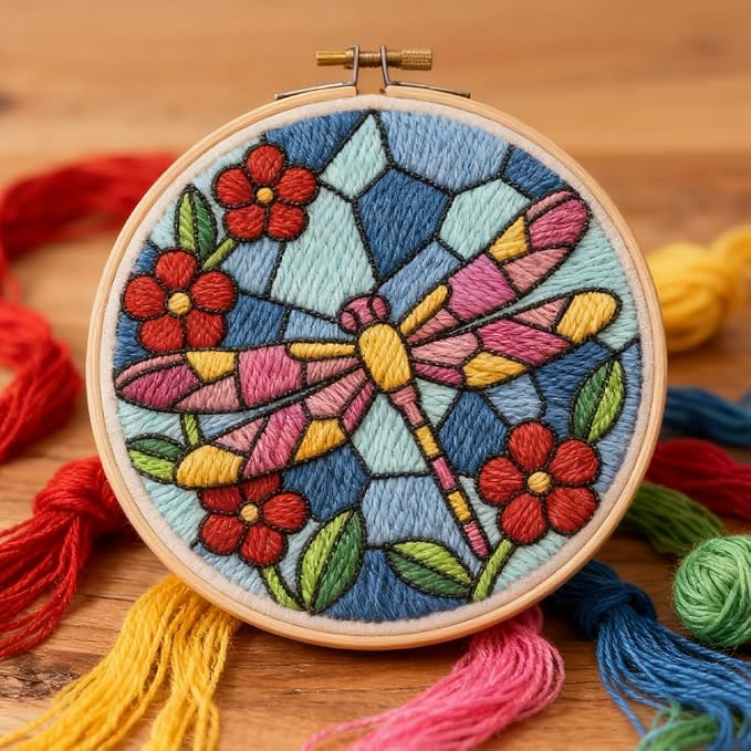 INFUNLY Dragonfly Punch Needle Kits - Image 4