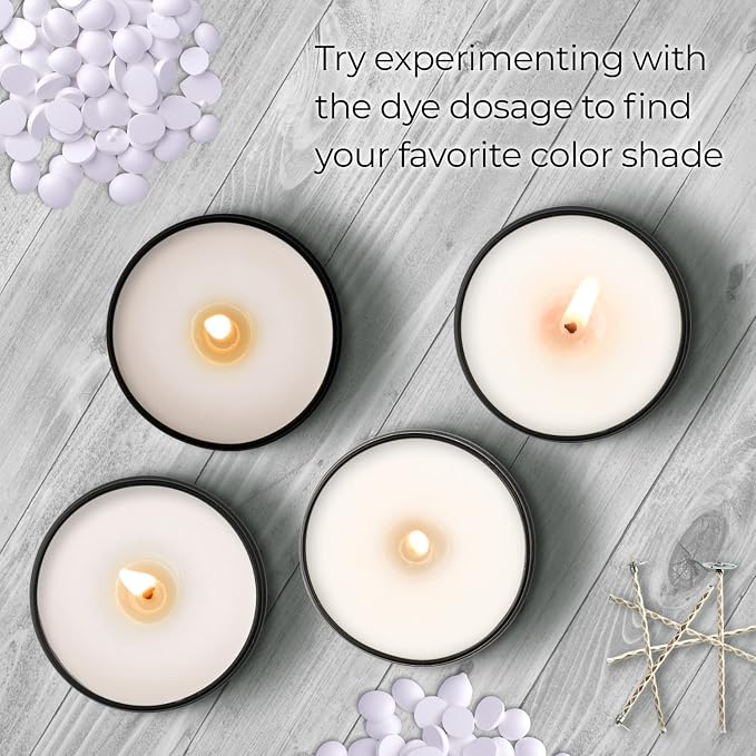 White Candle Dye 2oz for Soy Candle Making – Highly Concentrated Candle Wax - Image 6