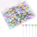 Elisel 200 pcs Multicolor Straight Pins Straight Quilting Pins Craft by Elisel