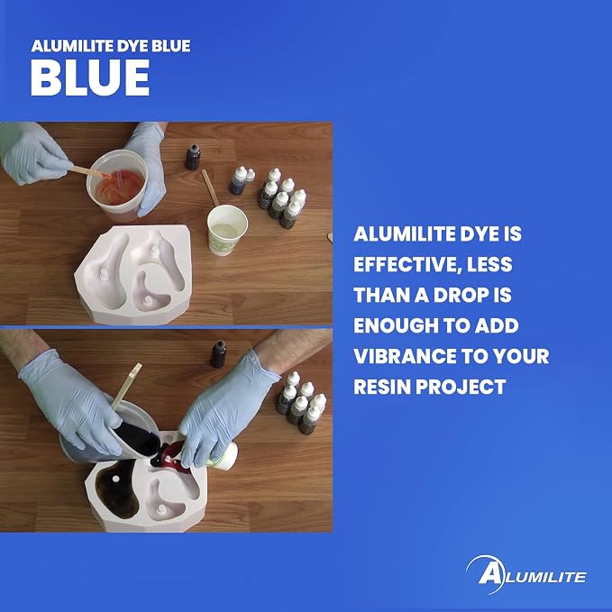 Alumilite Liquid Dye Blue 1 Oz, Highly Concentrated Dye - Image 3