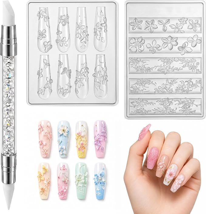 3D Silicone Nail Molds by Unknown