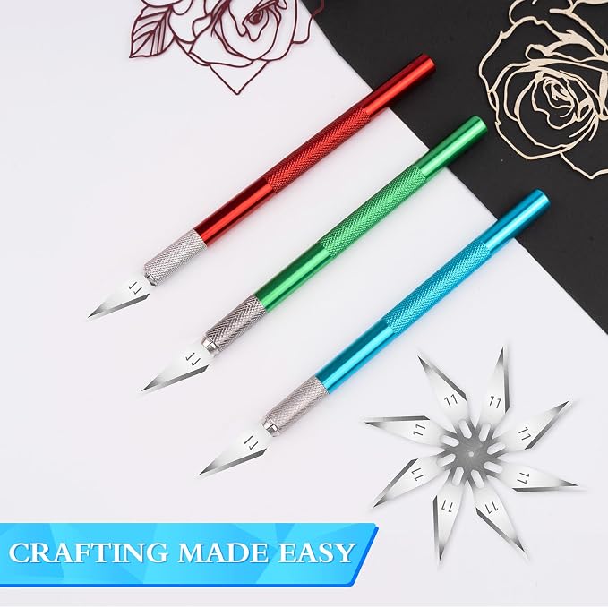 JETMORE Exacto Knife Set, 3 Exacto Knives - Image 6