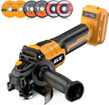 Cordless Angle Grinder Compatible with DEWALT 20V MAX Battery, 4-1/2 Inch Power Grinder Tool, 9500RPM Electric Angle Grinder with Handle, TOOL ONLY