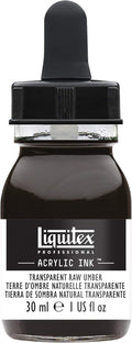 Liquitex Professional Acrylic Ink, 1-oz Jar, Transparent Raw Umber by Liquitex